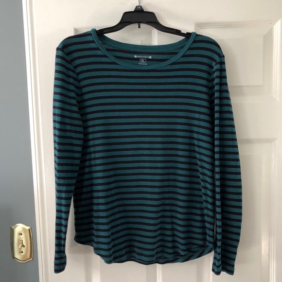 Architect Tops - Architect Green/Black Stripe Tee